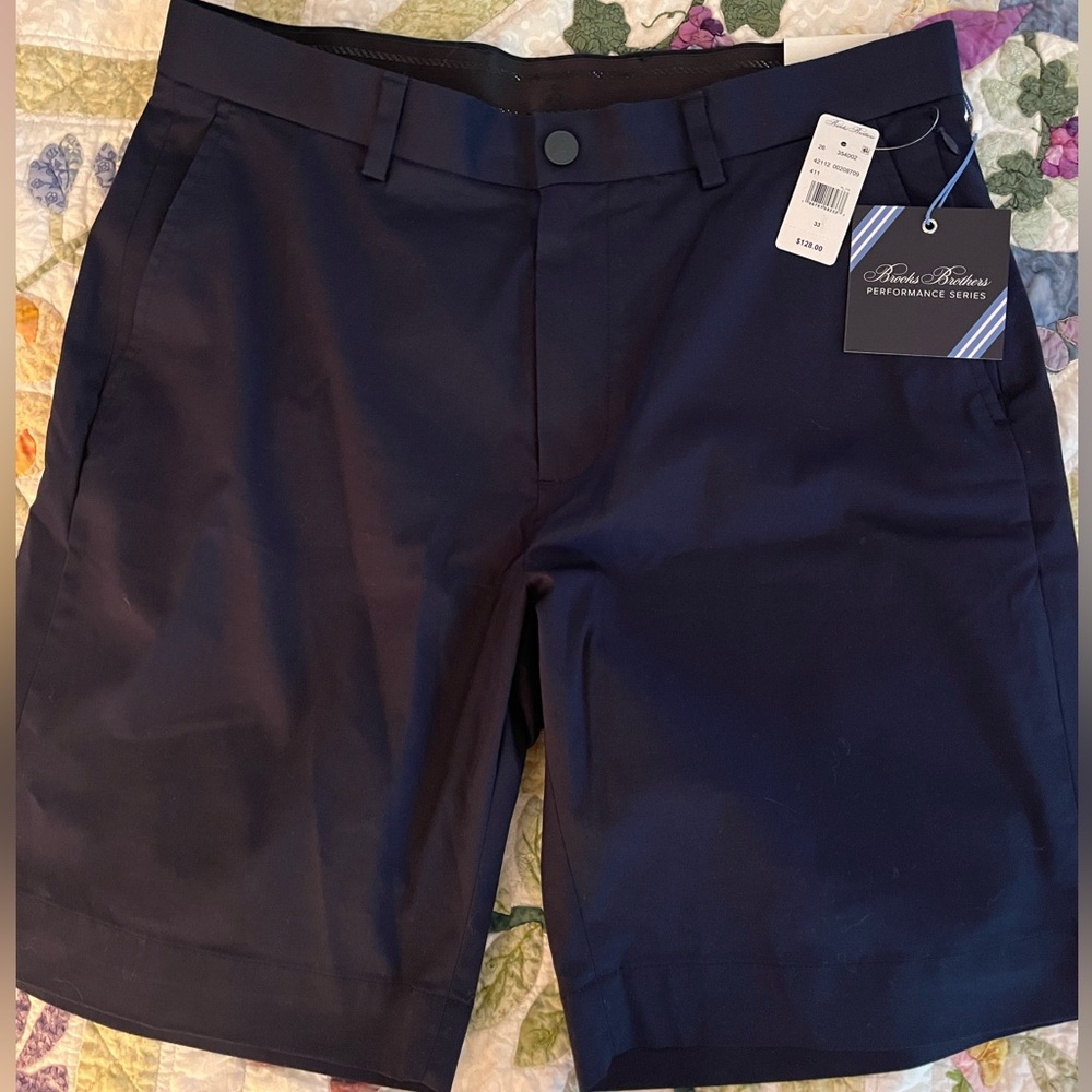 Men's Brooks Brothers Performance series NWT Navy Shorts